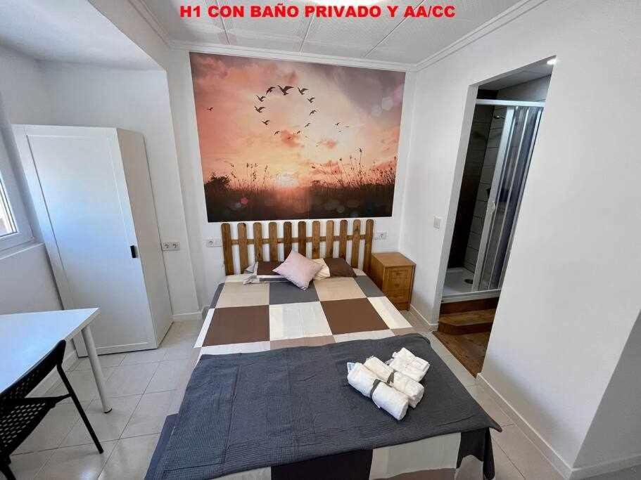 Novelda Centro Habitaciones Con Bano Privado Y Compartido , Cocina Y Terraza Екстер'єр фото